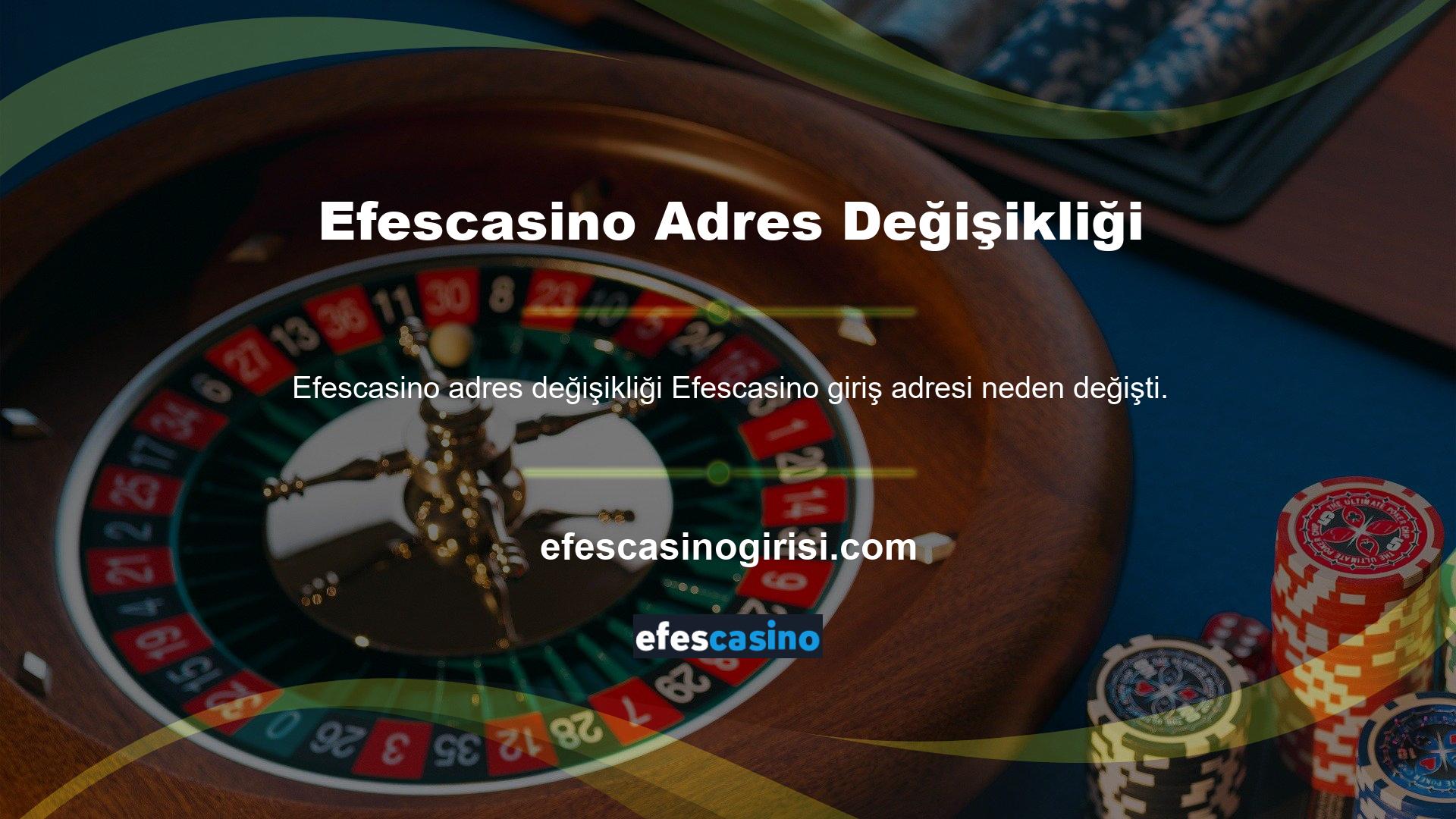 Efescasino gibi sorulara ve sorunlara neden erişemiyorum